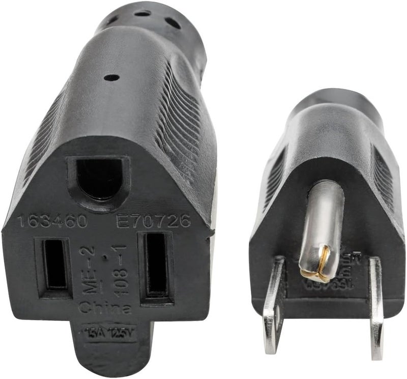 TRIPPLITE كابل تمديد كهربائي قياسي ثقيل، 15A، 14 AWG، (NEMA 5-15P إلى NEMA 5-15R) بطول 3 أقدام / 0.91 متر، ضمان محدود مدى الحياة (P024-015) - Image 3